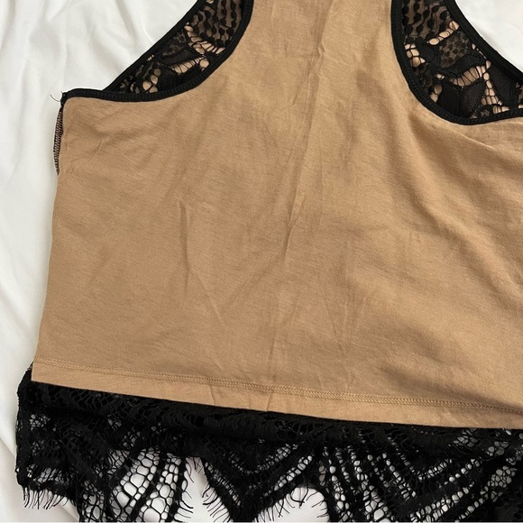 Express Black Lace Sleeveless Top XS Women - Picture 5 of 10